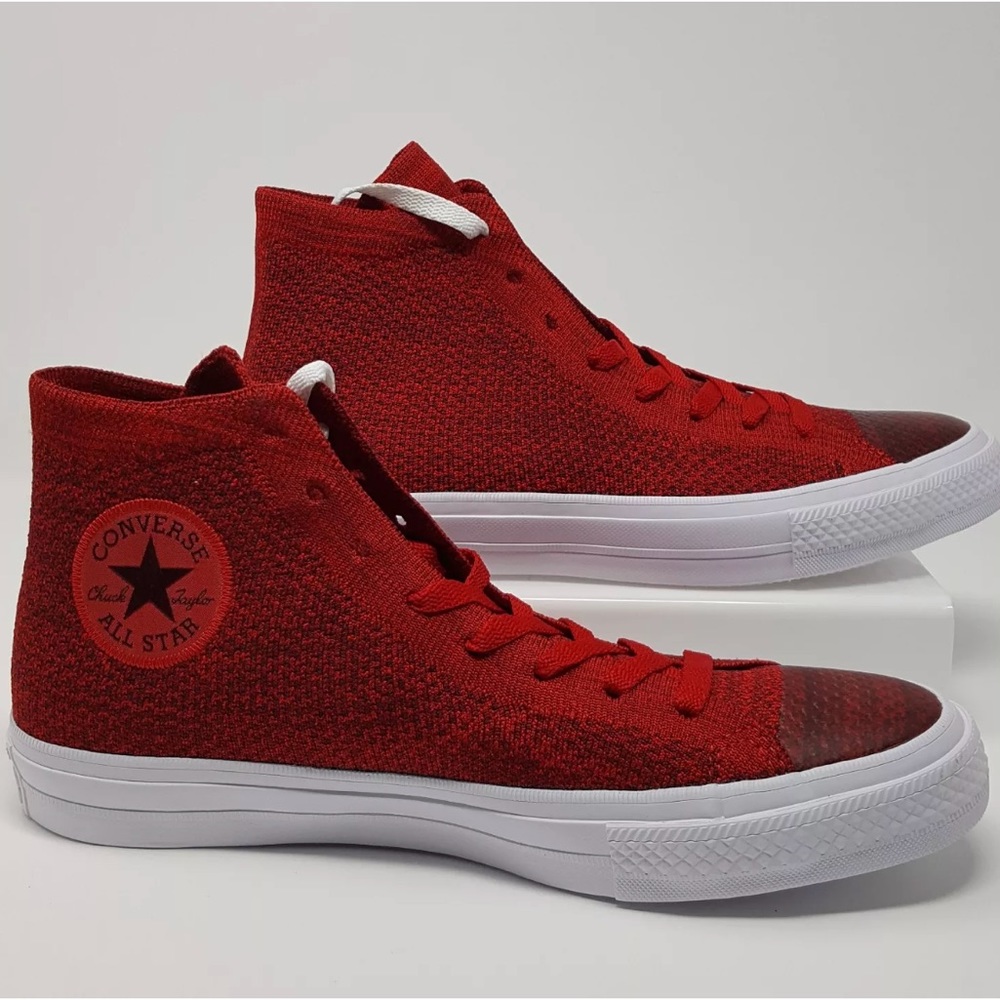 Red Chuck Taylor all star Nike flyknit converse
